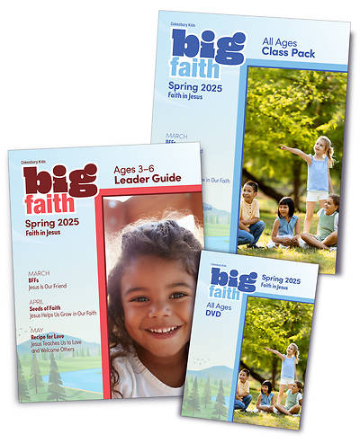 Picture of Cokesbury Kids Big Faith Spring 2025 Leader Kit Ages 3-6