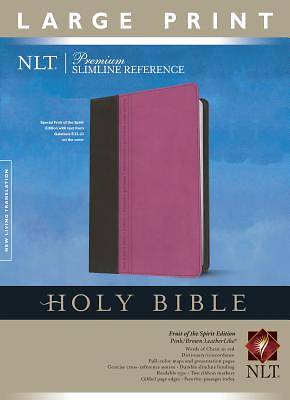 Picture of Premium Slimline Reference Bible-NLT-Large Print Fruit of the Spirit