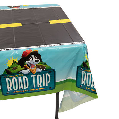 Picture of Vacation Bible School (VBS) 2025 Road Trip Tablecloth