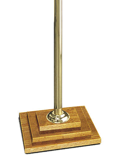 Picture of Artistic RW 104K Solid Oak Base and Brass Pole