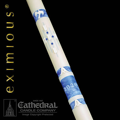 Picture of Cathedral Eximious Ascension Paschal Candle 2" x 44"