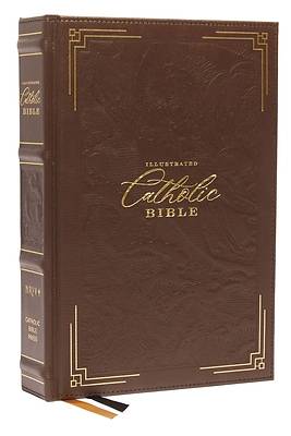 Picture of Nrsvce, Illustrated Catholic Bible, Leather Over Board, Comfort Print