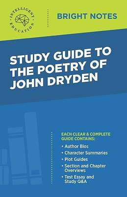 Picture of Study Guide to The Poetry of John Dryden