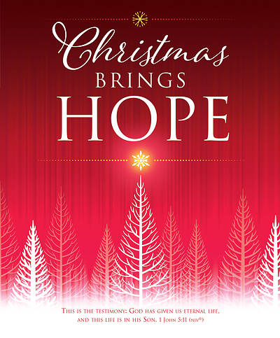Picture of Christmas Brings Hope Bulletin Legal 1 John 5:11 NIV