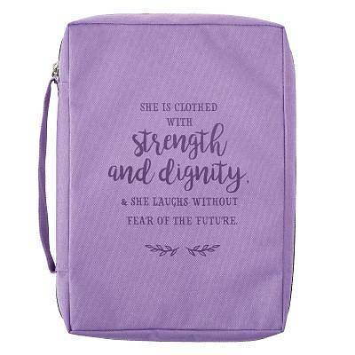 Picture of Bible Cover Large Value Strength and Dignity