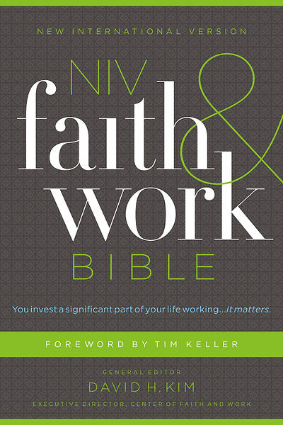 Picture of NIV, Faith and Work Bible, Hardcover