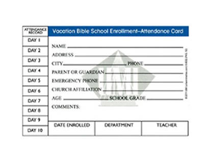 Picture of Vacation Bible School VBS 2022 I've Got This With Jesus Enrollment Cards (Package of 50)
