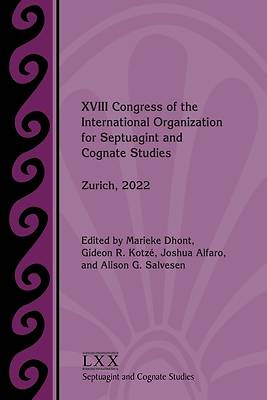 XVIII Congress of the International Organization for Septuagint and Cognate Studies