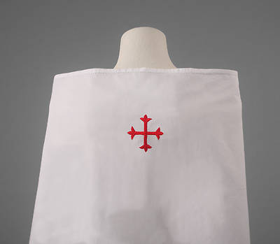 Picture of Cambric Linen Amice with Red Cross
