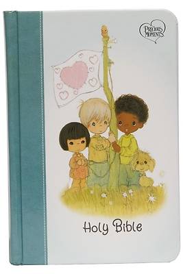 Picture of Nkjv, Precious Moments Small Hands Bible, Teal, Hardcover, Comfort Print