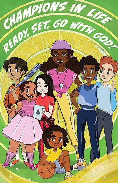 Picture of Vacation Bible School (VBS) 2020 Champions in Life Church Kids Comic Book Vol. 2 (Pkg of 6)