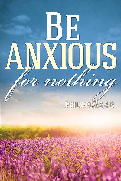 Picture of Be Anxious for Nothing Banner