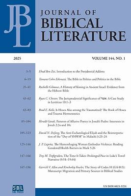 Picture of Journal of Biblical Literature 144.1 (2025)