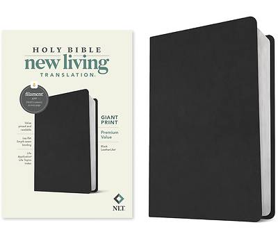 Picture of NLT Giant Print Premium Value Bible, Filament-Enabled Edition (Leatherlike, Black)