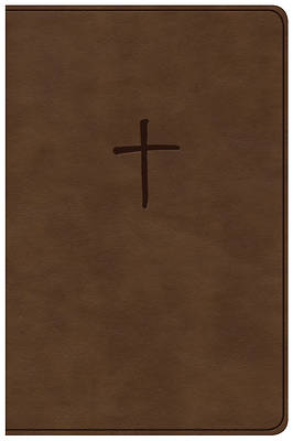 Picture of NKJV Compact Bible, Value Edition Brown Leathertouch
