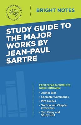 Picture of Study Guide to the Major Works by Jean-Paul Sartre