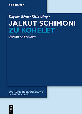 Picture of Jalkut Schimoni Zu Kohelet