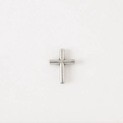 Picture of Pewter Lapel Pin - Rounded Cross