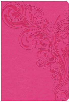 Picture of CSB Super Giant Print Reference Bible, Pink Leathertouch