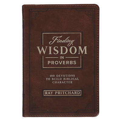 Picture of Devotional Finding Wisdom in Proverbs Faux Leather