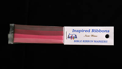 Picture of New Wine - Inspired Ribbons Bible Bookmark (One Bookmarker with 5 Colored Ribbons)