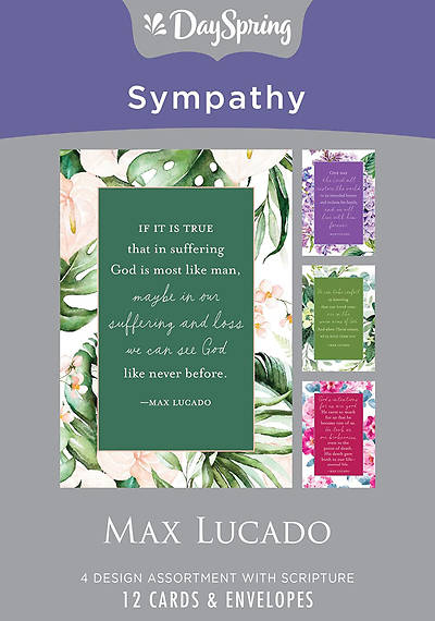 Picture of Sympathy Max Lucado Boxed Cards Assorted (Box 12)