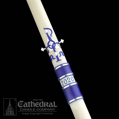 Picture of Cathedral Messiah Paschal Candle 2" x 44"
