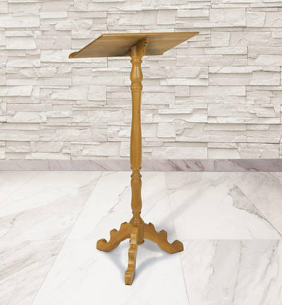 Picture of Portable Lectern - Pecan Stain
