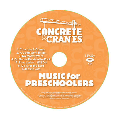 Picture of Vacation Bible School (VBS) 2020 Concrete and Cranes Music for Preschoolers CD Pkg 50