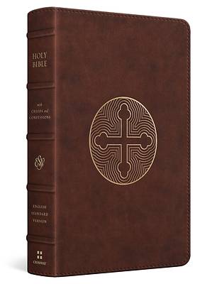 ESV Bible with Creeds and Confessions (Trutone(r), Brown, Cross Trefoil Design)