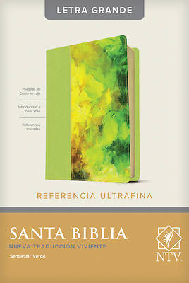 Picture of Santa Biblia Ntv, Edición de Referencia Ultrafina, Letra Grande (Sentipiel, Verde, Índice)