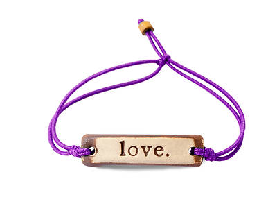 Picture of Inspirational Clay Wrist Band - Love