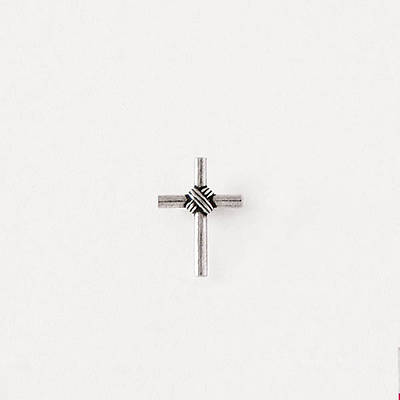 Picture of Pewter Lapel Pin - Tube Wrapped Cross