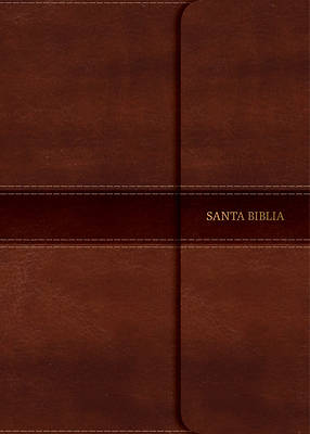 Picture of Rvr 1960 Biblia Letra Grande Tamano Manual, Marron Con Indice y Cierre