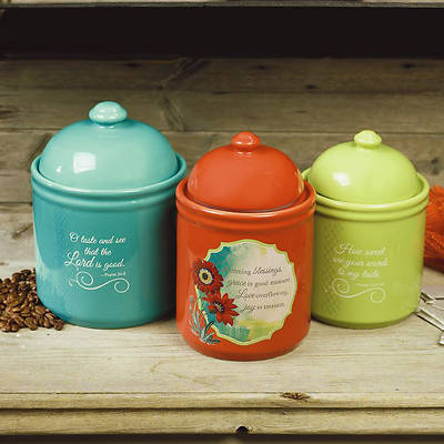 Picture of “Woman of Faith” Canister - Set of 3