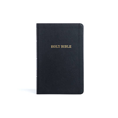 Picture of KJV Thinline Bible, Black Leathertouch
