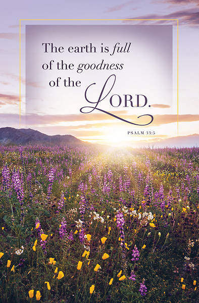 Picture of Goodness Of The Lord Inspirational Bulletin (Package of 100)