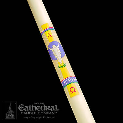 Picture of He Is Risen Paschal Candle