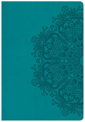Picture of CSB Super Giant Print Reference Bible, Teal Leathertouch