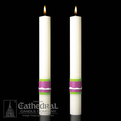 Picture of Easter Glory Complementing Altar Candles