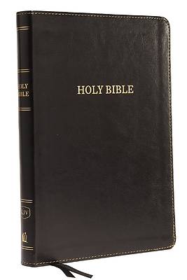 Picture of KJV, Thinline Bible, Large Print, Imitation Leather, Black, Indexed, Red Letter Edition