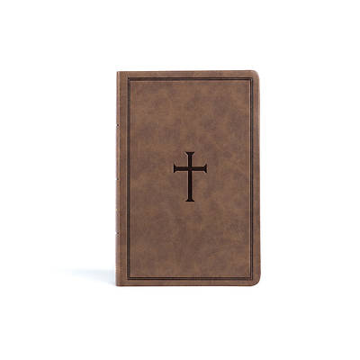 Picture of KJV Thinline Bible, Brown Leathertouch
