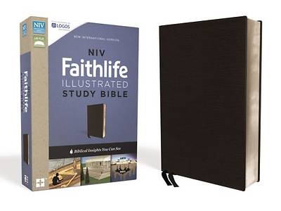 Picture of NIV, Faithlife Illustrated Study Bible, Bonded Leather, Black, Indexed
