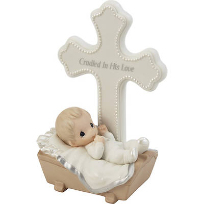Picture of Figurine - Cradled In His Love Cross - Boy