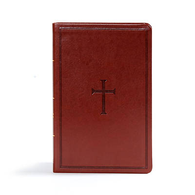 Picture of CSB Ultrathin Reference Bible, Brown Leathertouch