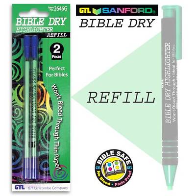 Picture of Bible Dry Refill 2pk - Green