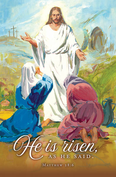 Picture of He Is Risen Regular Size Bulletin