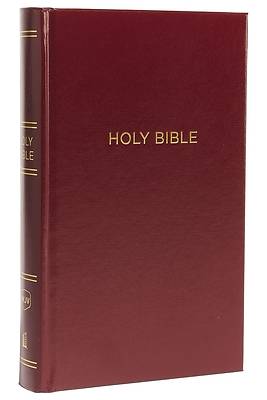 Picture of NKJV, Reference Bible, Personal Size Giant Print, Hardcover, Burgundy, Red Letter Edition, Comfort Print