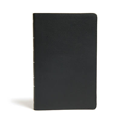 Picture of KJV Ultrathin Reference Bible, Black Genuine Leather