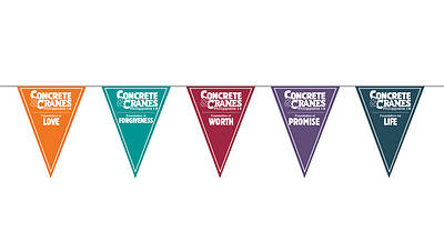 Picture of Vacation Bible School (VBS) 2020 Concrete and Cranes String Flags